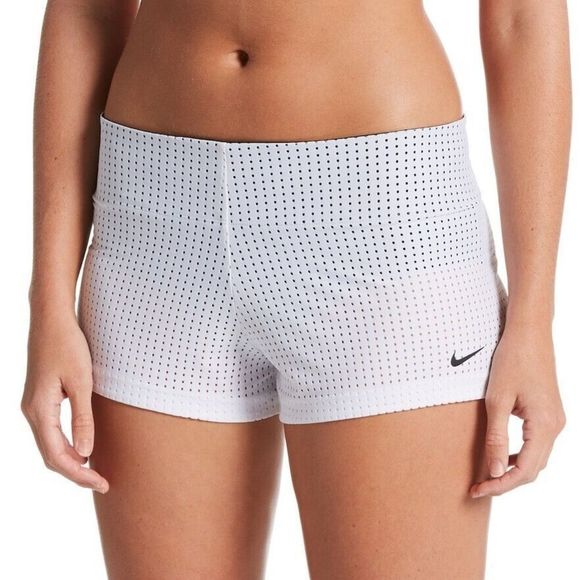 Nike NESSA212 100 Women's Sz XL White Essential Mesh Swim Shorts $66+ - Picture 10 of 10
